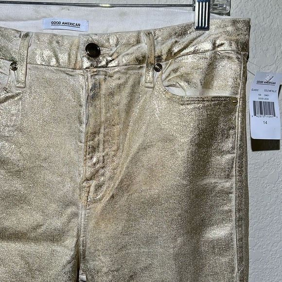 Good American Good Legs Metallic Pants - Picture 5 of 11